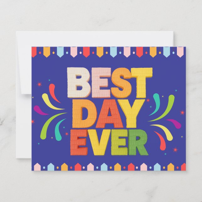 Kids best day ever t-shirt.  Birthday, celebration (Front)