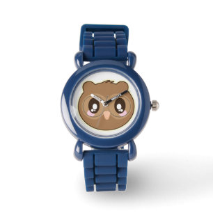 Kid's Bezel Stainless Steel Watch/Owl Watch