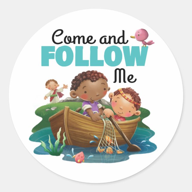 Kids Bible verse sticker page (Front)