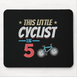 Kids Bicycle Cycling This Little Cyclist Is 5th Bi Mouse Pad