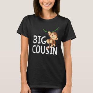 Kids Big Best Cousin Ever Monkey Animal World's Gr T-Shirt
