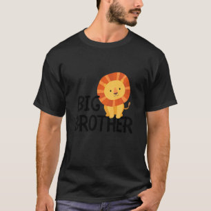 Kids Big Brother Cute Lion Animal Best Bro Ever Wo T-Shirt