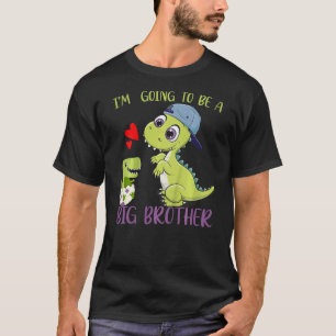Kids Big Brother Dinosaur Outfit Promoted To Big B T-Shirt