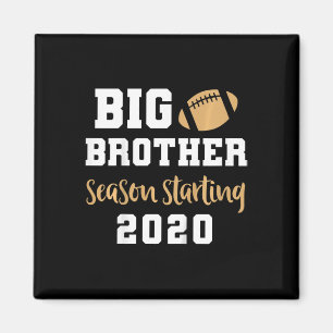 Kids Big Brother Footbyll Pregnancy Announcement F Magnet