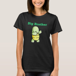 Kids Big Brother Funny Dabbing Turtle Tortoise T-Shirt