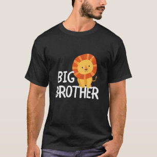 Kids Big Brother Lion Animal Best Bro Ever World's T-Shirt