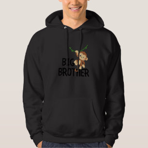 Kids Big Brother Monkey Animal Best Bro Ever World Hoodie
