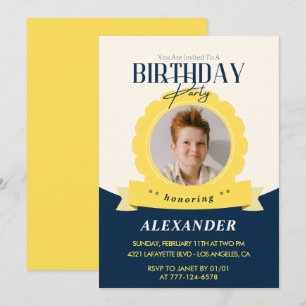 Kids birthday 12th birthday invitation Modern