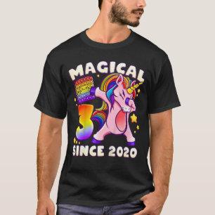 Kids Birthday girl 3 years old, born 2020, Unicorn T-Shirt