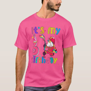 Kids birthday girl  Unicorn 6th i'm 6 years old de T-Shirt