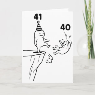 Kids Birthday Humor 41 Year Old 41st Party Born 19 Card