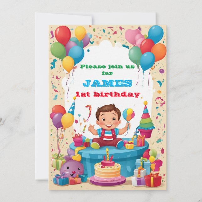 Kids Birthday Invitation (Front)