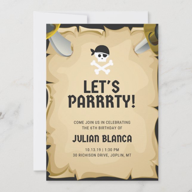 Kids Birthday Invitation (Front)