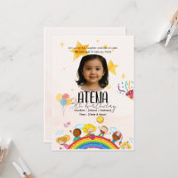 Kids Birthday Invitation – Personalised 5x7 Card