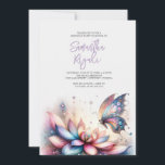 Kids Birthday Invitations Girls Magical Butterfly<br><div class="desc">Step into a world of enchantment with our magical butterfly-themed birthday invitations, perfectly crafted for your little girl's special day. These invitations capture the essence of wonder with a delicate butterfly, gracefully landing on a mystical flower. Designed in soft, pastel shades of purple, pink, sky blue, and creamy yellow, each...</div>