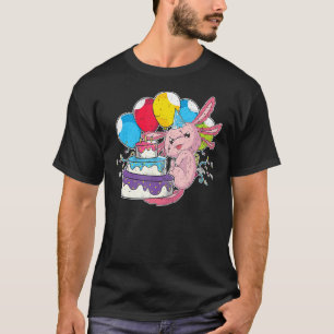 Kids Birthday Party Cake Cute Animal Amphibian Pet T-Shirt