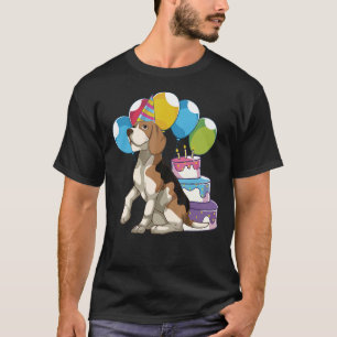 Kids Birthday Party Cute Dog  Animal Dog Owner Bea T-Shirt