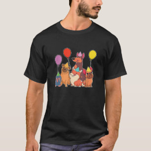 Kids Birthday Party Cute Pet Animals Dog Owner Dog T-Shirt