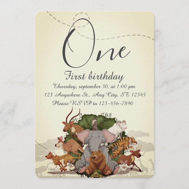Kids Birthday Party Invitation (Front)
