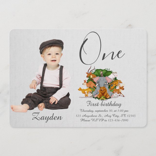 Kids Birthday Party Invitation (Front)