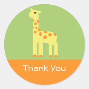 Kids Birthday Party Invitation Classic Round Sticker