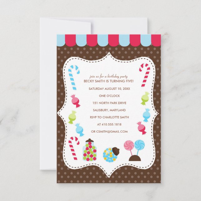 Kids Birthday Party Invitations (Front)