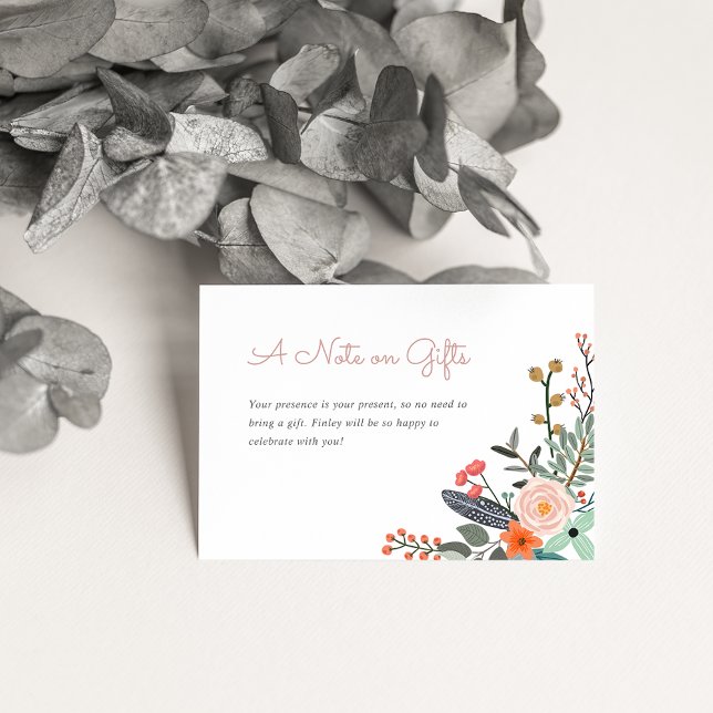 Kids Birthday Party No Gifts Enclosure Card (Creator Uploaded)