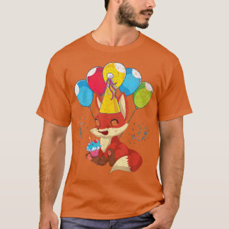 Kids Birthday Party Wildlife Forest Animal Lover C T-Shirt