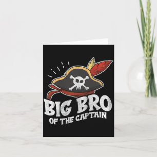 Kids Birthday Pirate Quote For A Big Brother Of A Card