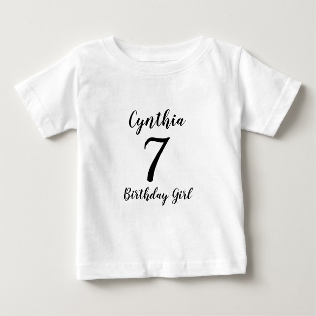 kids birthday Tee (Front)