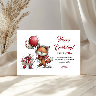 Kids Birthday Whimsical Animals Personalized kids 