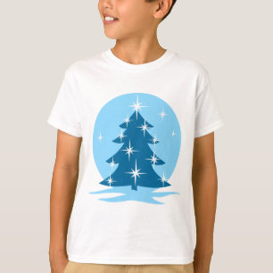 Kid's Blue Christmas Sweatshirt Classic Holiday T-Shirt