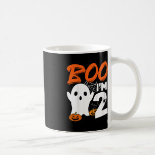 Kids Boo Im 2 Halloween Costume Birthday Party Dec Coffee Mug
