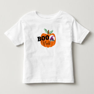 Kids Boo Yall Cute Black Cat Pumpkin Tee