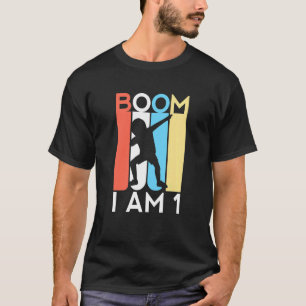 Kids Boom I'm 1 Birthday Year Old 1st Party Dabbin T-Shirt