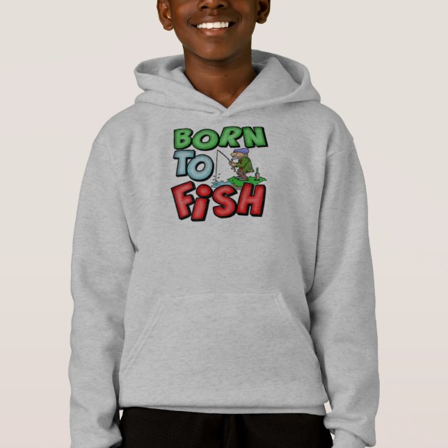 Kids Born to Fish Fishing (Front)