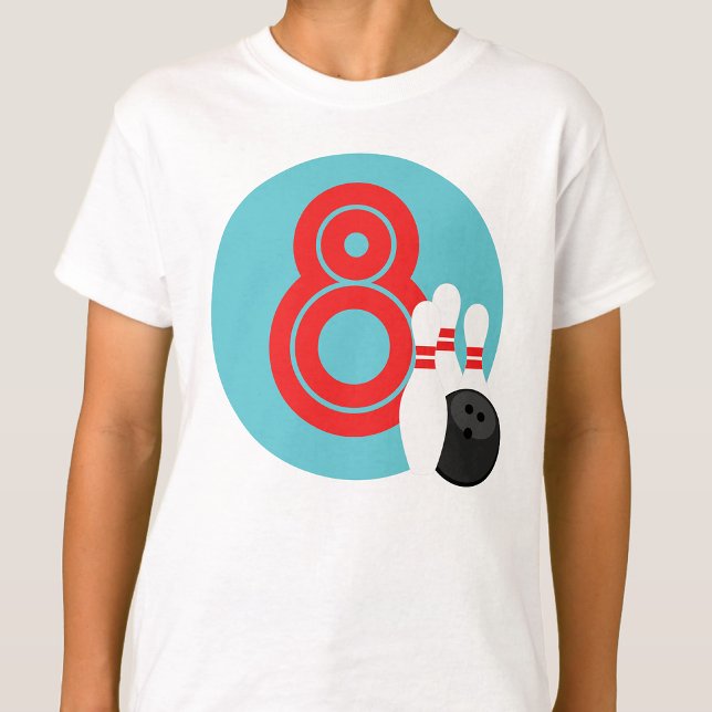 Kids Bowling Birthday Shirt (Bowling birthday shirt)