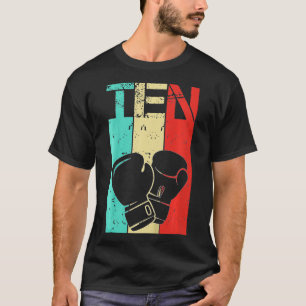 Kids Boxing 10 Birthday Boy Girl Boxing 10 Year Ol T-Shirt