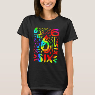 Kids Boys 6th Birthday Girls 6th Birthday Birthday T-Shirt