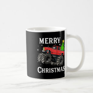 Kids Boys Christmas Monster Truck Kids Merry Chris Coffee Mug