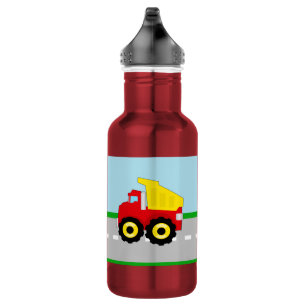 Kids Boys Construction Dumptruck 532 Ml Water Bottle