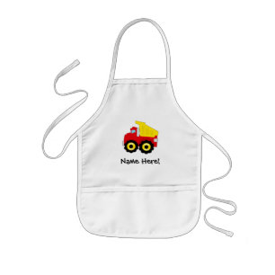 Kids Boys Construction Dumptruck Apron
