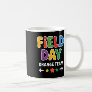 Kids Boys Field Day Orange Team Teacher Field Day Coffee Mug
