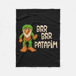 Kids Boys Girls Meme Italian Brainrot Brr Brr Pata Fleece Blanket