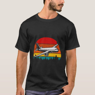 Kids Boys Girls Vintage Jet Aeroplane T-Shirt