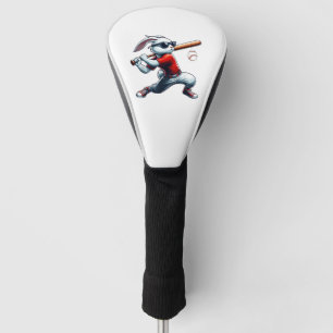 Kids Boys Happy Easter Bunny Playing Baseball East Golf Head Cover