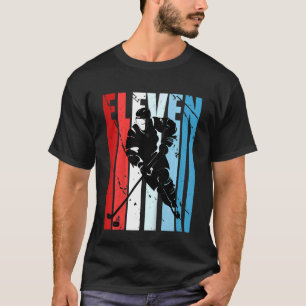 Kids Boys Ice Hockey 11th Birthday Player Motivati T-Shirt