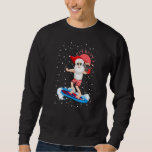 Kids Boys Music Xmas Santa Surfing Beach Christmas Sweatshirt<br><div class="desc">Kids Boys Music Xmas Santa Surfing Beach Christmas In July</div>