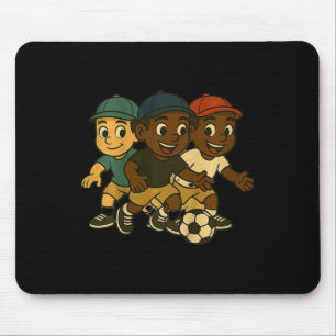 Kids Boys Soccer Sports Wear Mouse Pad