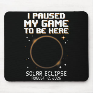 Kids Boys Total Solar Eclipse Totality Gamer Mouse Pad